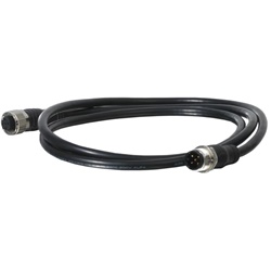 Cavo M12-C112 schermato 5 conduttori 0,34 mm² connettori maschio/femmina 1 m per automazione industriale