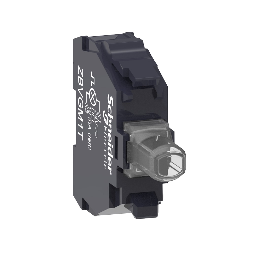 Elemento luminoso Ø22 - LED universale alta protezione, 110..240Vac, 300 VA a 230 VAC, 120 VA a 120 Vac a vite