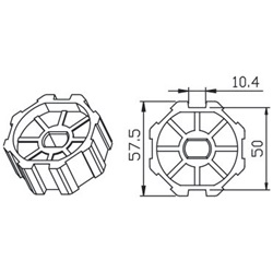 OTTAGONALE 60X0.8MM.