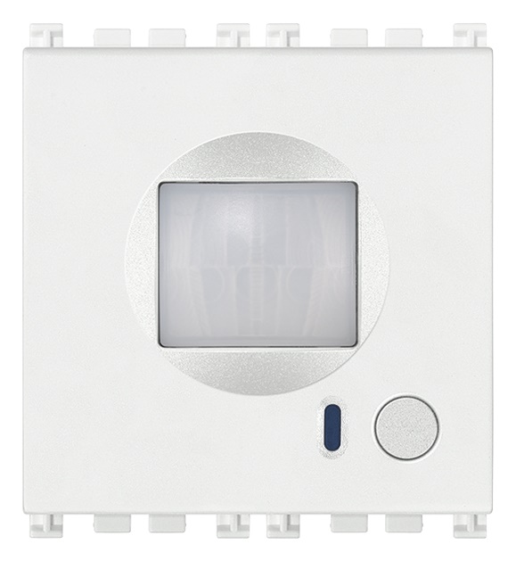Rivelatore IR KNX bianco 2 moduli movimento infrarossi passivi standard KNX
