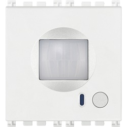 Rivelatore IR KNX bianco 2 moduli movimento infrarossi passivi standard KNX
