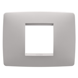 Placca One 2P beige naturale satinato design elegante per interni