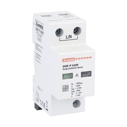 Scaricatore sovratensioni tipo 1-2 monoblocco 1P 12,5kA con contatto remoto