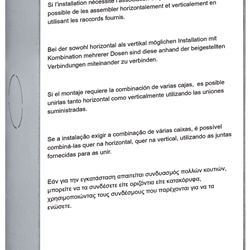SCATOLA INCASSO PER PATAVIUM E STEE