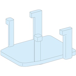 Supporti otturatori Linergy 12 pezzi per sistemi distribuzione armadi PrismaSeT G e P