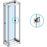 Piastra di fondo universale in acciaio per armadi PrismaSeT P larghezza 510 mm bianco B9003