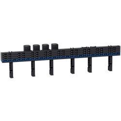 Multiclip 4 poli 200A 440V blocco distribuzione per quadri elettrici PrismaSeT L800