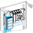 Blocco alimentazione universale Linergy 400-630A 3P-4P rame plastica per distribuzione energia