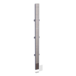 Powerclip sbarra di distribuzione 4 poli 630A 1400 mm per impianti elettrici