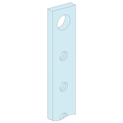 Barre filettate rame 4 pezzi 160A 1000mm distribuzione elettrica industriale