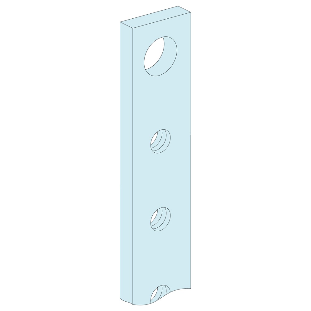 Barre filettate rame 4 pezzi 250A lunghezza 1000mm distribuzione elettrica