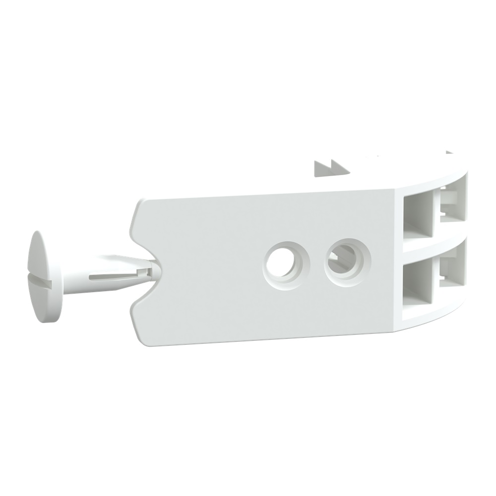 Supporto canalina verticale 12 pezzi per canaline cavi armadio PrismaSeT finitura bianca RAL 9001