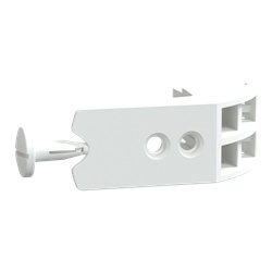 Supporto canalina verticale 12 pezzi per canaline cavi armadio PrismaSeT finitura bianca RAL 9001