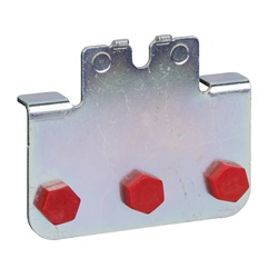 Supporti metallici per canalina 10 pezzi per armadi PrismaSeT G e pavimento