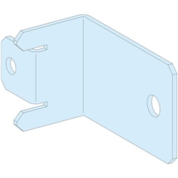 Supporti barre piatte 3 pezzi per sbarre verticali PE armadi PrismaSeT Linergy TB