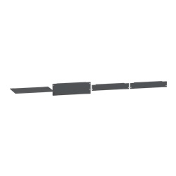 Struttura frontale zoccolo PrismaSeT G IP55 larghezza 300 mm antiruggine