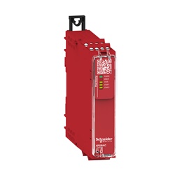 Modulo di sicurezza, Harmony XPS, controllo emergenza e ripari senza ingressi dedicati, 24 V, morsetti a vite