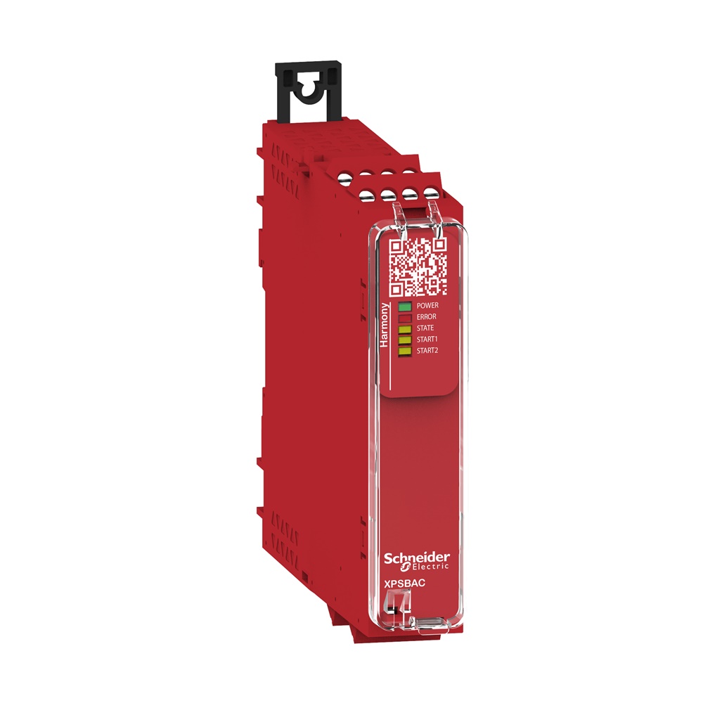 Modulo di sicurezza, Harmony XPS, controllo emergenza e ripari senza ingressi dedicati, 48-240 V, morsetti a vite