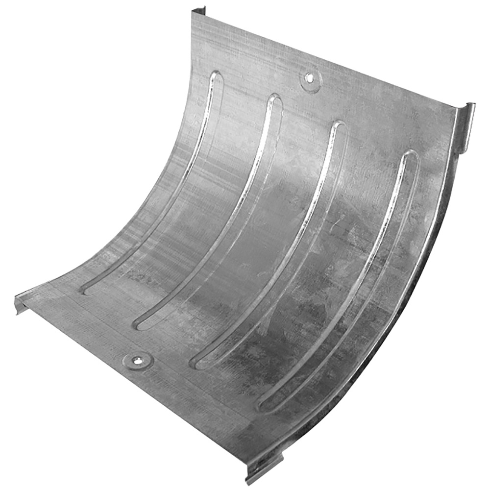 Copertura curva saldata 90° bianca per impianti elettrici S5 B600 IX