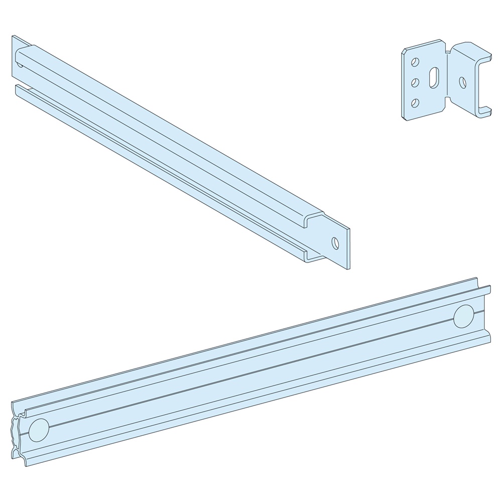 Guida modulare regolabile PrismaSeT P 400 mm per armadi modulari