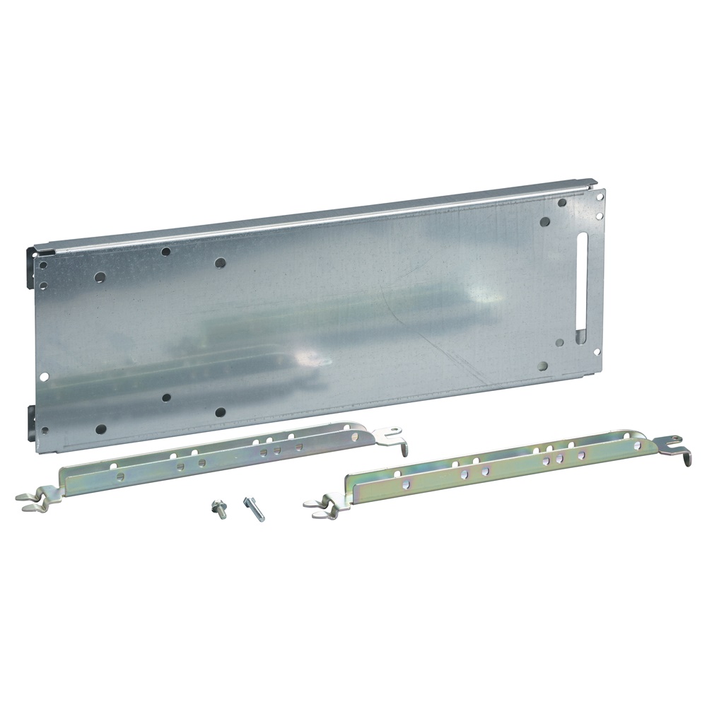 Piastra di fondo MTZ2 3P/4P L650 acciaio bianco per armadi elettrici verticali