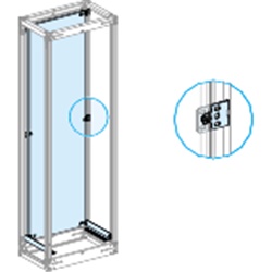 Piastra fondo universale acciaio bianco 800 mm per armadi PrismaSeT P
