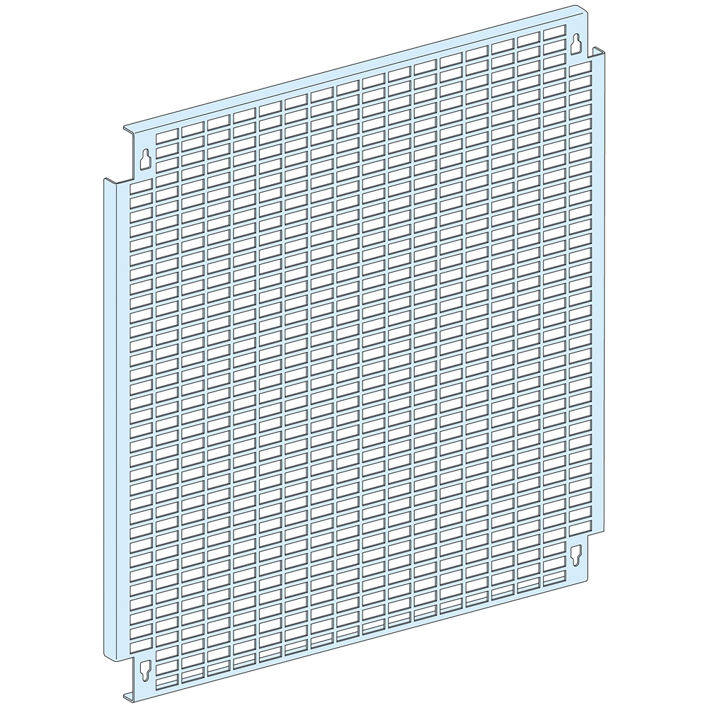 Piastra di fondo prefabbricata 12M in acciaio zincato per armadi 650 mm PrismaSeT