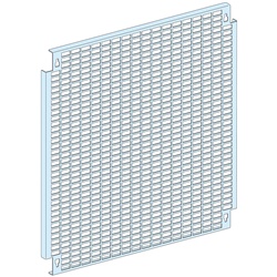 Piastra di fondo prefabbricata 12M in acciaio zincato per armadi 650 mm PrismaSeT