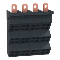 Blocco distribuzione Linergy 3 poli 160A per impianti elettrici industriali