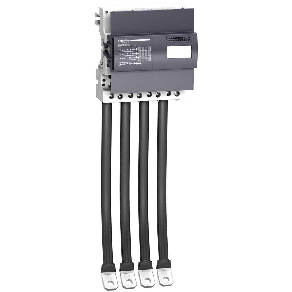 Blocco distribuzione Linergy DX 160A 4P 690V per impianti elettrici industriali