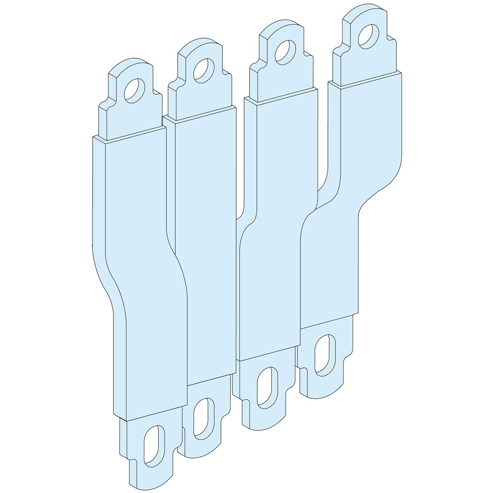 Connessione a valle rame per sistemi PrismaSeT P e G, installazioni verticali fisse, compatibile interruttori NSX CVS INS 630 4P