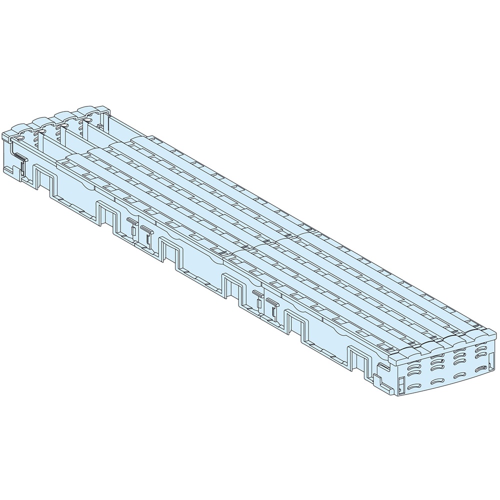 Powerclip sbarra isolata 4 poli 125A 450 mm distribuzione elettrica