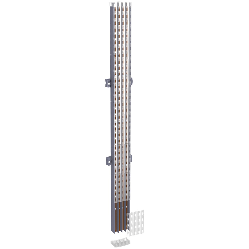 Powerclip sbarra isolata 4 poli 250A 1000mm distribuzione elettrica