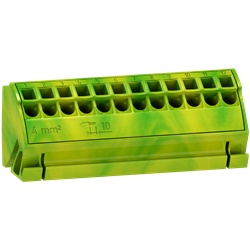 4 Blocco di terra 12X4mm2