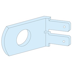 Morsetto derivazione tensione Linergy LGYE 20 prese M10 vite Faston 6,35 mm sicurezza IPXXB