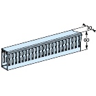 Canaline 4 vie 60x30 mm lunghezza 450 mm con supporto per armadio PrismaSeT