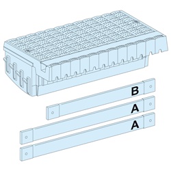 Blocco distribuzione Linergy Polypact RIM 3P collegamento per quadri elettrici Compact NSX250