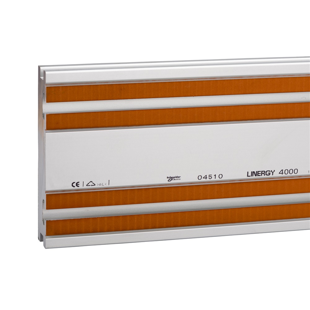 Sbarra distribuzione elettrica Linergy 4000A lunghezza 1625mm per quadri verticali