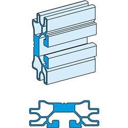 Barra New Linergy V/H 1000A profilo sbarra orizzontale per quadri distribuzione elettrica