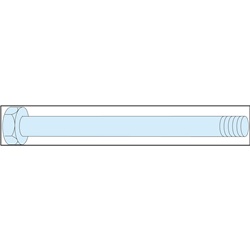 Viti connessione M8 x140 per giunto montaggio Linergy compatibili sbarre distribuzione orizzontali oltre 80 mm