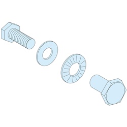 Collegamenti Linergy 20 viti giunzione 2x10 mm per sbarra distribuzione elettrica