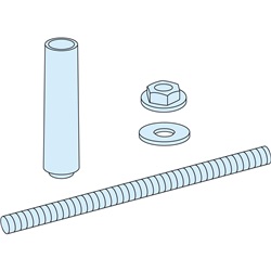 12 distanziatori per sbarra 150mm