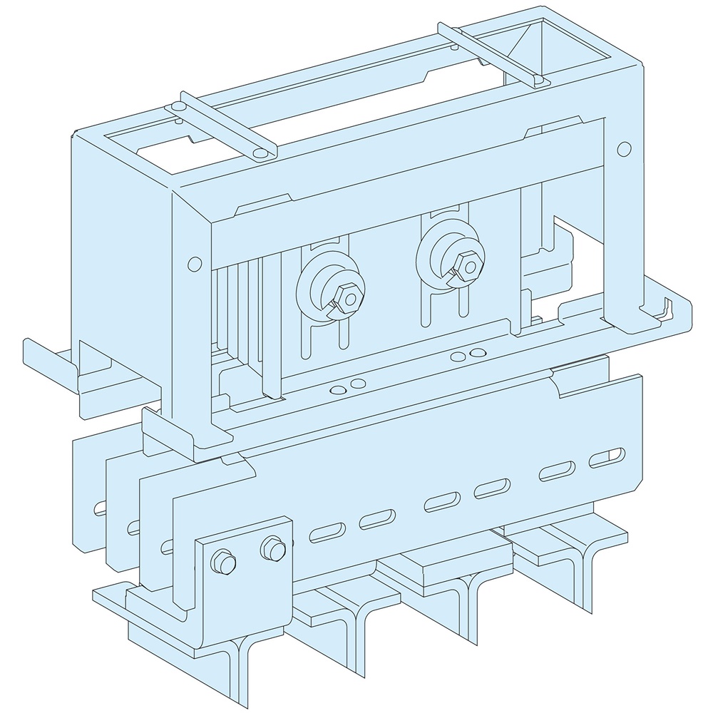 Collegamento Canalis 3200A MTZ2 4 poli per sistemi distribuzione PrismaSeT P