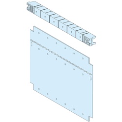 Piastra passacavi PPC forma 4a 5/6 mod per armadi PrismaSeT montaggio laterale/posteriore
