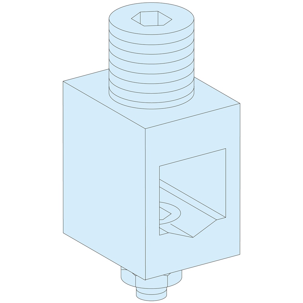 Connettori elettrici 4 poli 160A 70mm² per distribuzione Linergy armadi PrismaSeT