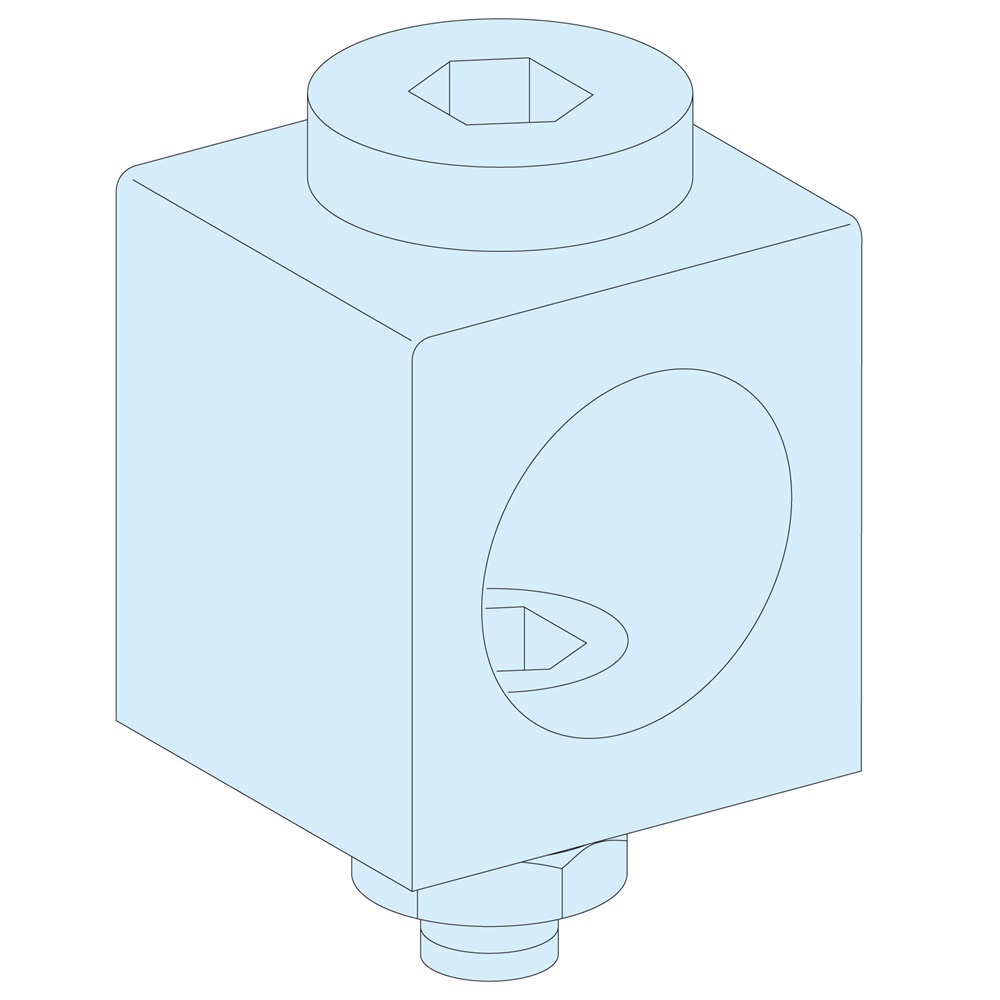 4 CONNETTORI 250A 185MMQ