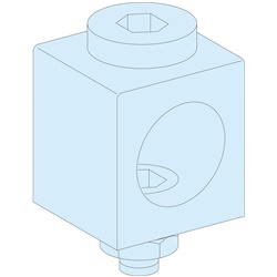 Connettori elettrici Linergy 4 pezzi 250A 185mm² per distribuzione armadi PrismaSeT