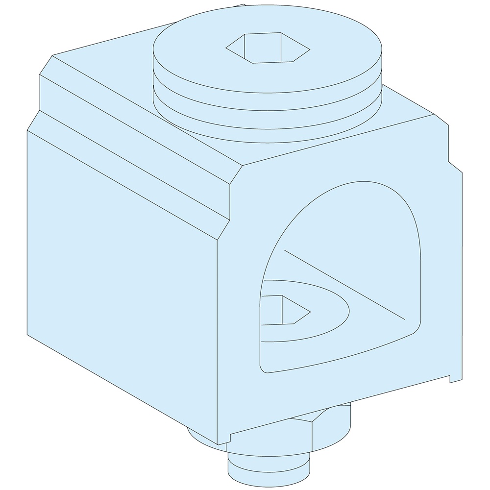 Connettori elettrici Linergy 400A 1P 300mm² per distribuzione armadi PrismaSeT