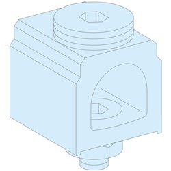 Connettori elettrici Linergy 400A 1P 300mm² per distribuzione armadi PrismaSeT