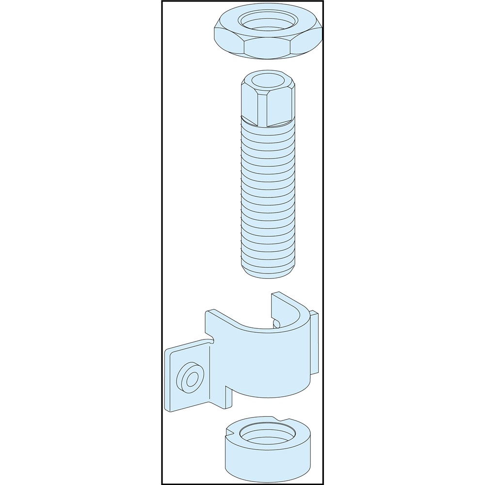 Kit regolazione inclinazione PrismaSeT P livellamento armadio 12,5x10x5 cm resistente